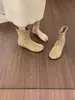 Botas Elásticas de Ante con Punta Redonda First Encounter Ji Estilo Nuevo Otoño 2026 Botas Calcetín con Aumento Interno de Altura Botas de Moda Elegantes y Delgadas para Mujer