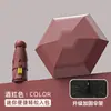 Sombrilla Compacta Portátil de Cápsula para Niñas Protección Solar Protección UV Sombrilla Mini Cinco Pliegues Ultraligera Sombrilla para Día Soleado y Lluvioso
