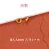 Accesorios Chapados en Oro que Conservan el Color Joyería DIY Oro Antiguo Microincrustado Circonita Circonita Colorida Cuentas Espaciadoras para Pulseras Tejido Piezas Espaciadoras