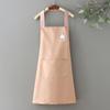 Delantal transparente de TPU con impresión, impermeable y resistente al aceite, ideal para mujeres, para cocina, catering, productos acuáticos, ropa de trabajo lavable para adultos.