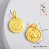 Acessórios Vietnamitas Banhados a Ouro Que Não Desbotam, Pingentes dos Doze Signos do Zodíaco, Colar DIY Banhado a Ouro com Pingente do Signo do Zodíaco do Ano de Nascimento