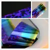 Novos adesivos de papel de vidro para nail art transfronteiriços, adesivos a laser aurora, papel de céu estrelado iridescente, adesivos de cubo de gelo, papel de transferência de vidro arco-íris