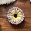 Diadema de Encaje Plisado con Sol Estilo Pastoral para Mujer 2025 Nueva Cuerda para el Cabello de Gama Alta