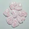 Esponja de Maquillaje Nueva de Terciopelo con Lazo Forma de Corazón Esponja de Terciopelo de Cristal Esponja para Polvo de Miel Polvo Suelto Esponja Lista para la Venta