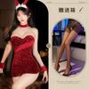 Fragrância para Ouvir à Noite Roupa Sexy Fantasia de Coelho de Veludo Roupas Apaixonadas Roupa Íntima Sexy Uniforme Não Precisa Tirar Roupas Sexy