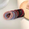 Cuerda para el pelo sin costuras de color café con leche estilo coreano de verano que no daña el pelo Cuerda para coleta de pelo Nueva banda de goma Accesorios para el pelo