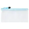 Bolsa de Archivo A6 con Cuadrícula a6 Transparente Impermeable con Cremallera para Guardar Boletos y Documentos Archivo Oficina Bolsa para Documentos Transfronteriza