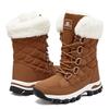 HOBIBEAR botas de nieve de invierno para adultos hombres y mujeres botas de algodón de felpa amantes botas de nieve del noreste ventas directas de fábrica