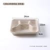 Cajas de Almuerzo Desechables de Pulpa Biodegradable de Grado Alimenticio con Tres, Cuatro, Cinco y Seis Compartimentos para Empaque para Llevar de Comedor