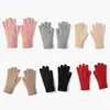 Guantes Estilo Transfronterizo de Amazon para Mujer Otoño Invierno Cálidos de Cinco Dedos Tejidos de Lana Engrosados Protección contra el Frío Ciclismo al Aire Libre Pantalla Táctil