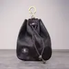 Amazon Source Couro Genuíno Vintage Artesanal Polido Colorido Bolsa de Armazenamento Portátil Pequena Carteira de Moedas Compacta Bolsa de Armazenamento
