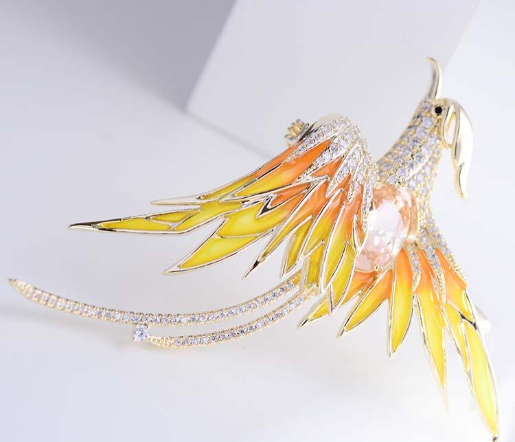 凤凰胸针