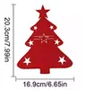 Jogo Americano de Feltro de Natal Porta-Talheres Faça Você Mesmo Decoração de Mesa de Festa Jantar Cozinha Decoração de Natal
