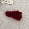 Grampo de Cabelo de Pelúcia Colorido Fofo Feminino Outono e Inverno Coreano Clipe de Cabelo de Desenho Animado Doce Clipe Lateral para Franja Acessórios de Cabelo Simples