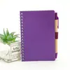 Cuaderno de espiral grueso de bobina simple estilo americano transfronterizo, alto valor estético, mininota de bolsillo portátil para apoyo a celebridades
