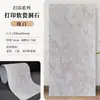 Travertino Porcelana Blanda Piedra Flexible Muro Exterior Ropa de Piedra Blanda Tienda Fondo Curvo Panel Decorativo Travertino Blanco Romano Flexible