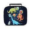 Lonchera Tipo Bandolera de Dinosaurio para Estudiantes de Primaria y Secundaria, Niños, Trabajadores de Oficina, Dibujo Animado con Bolsa para Arroz, Fiambrera para Picnic, Impresión DIY