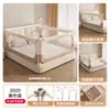 Grade de Cama para Crianças, Proteção Anti-Queda para Bebês e Crianças Pequenas, Guarda-corpo Elevado para Cama, Barreira Ajustável para Berço de Bebê