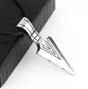 Nova lança de faraó flecha colar de aço titânio masculino moderno dominante corrente de clavícula pingente de personalidade corrente de suéter hip hop