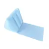 Personalización Profesional: Cojín Triangular de PVC Inflable Azul Afelpado Esterilla de Playa Inflable Portátil Fácil Almacenamiento