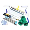 Set de Rodillos Autonivelantes para Eliminación de Espuma en Construcción, Raspador de Pintura Epoxi, Herramienta de Eliminación de Espuma con Agujas para Cemento, Calzado con Clavos Resistente al Desgaste para Pisos