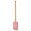 Espátula de silicona con mango de madera al por mayor de fábrica, espátula para mezclar crema y pasteles, herramientas de cocina para hornear