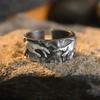 Anillo de Lujo Ligero Estilo Europeo y Americano Anillo para Hombre Mano de Dios Anillo para Hombre Mayor Arte Retro Anillo Abierto para Dedo Índice