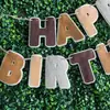 Suministro Transfronterizo de Decoraciones Festivas para Fiestas, Banderines de Cumpleaños de Fieltro, Banderas Decorativas, Banderines Colgantes, Guirnaldas, Manualidades Hechas a Mano