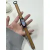 Adecuado para Correa de Reloj Xiaomi Mi Band 11 9/8Nfc Cuero Mate Pulsera de Alta Gama Lujo Ligero Correa de Reloj Deportivo Doble con Tachuelas