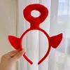 Faixa de cabeça fofa com orelhas de panda para lavar o rosto, faixa de cabeça de pelúcia de desenho animado com coroa alta para mulheres, faixa para maquiagem e lavar o cabelo, acessório de cabelo