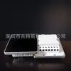 Carcasa de Interruptor de Pared Inteligente Wifi Tipo 86, Marco de Aleación de Aluminio 86 Pantalla Táctil Multifunción