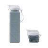Amazon Explosive Outdoor Sports Copo de água portátil de qualidade alimentar Copo retrátil de silicone dobrável Copo de água de grande capacidade