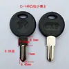 D-148 Cerradura de Cajón Pequeña Doctora Cóncava, Llave en Blanco para Cerradura de Cajón, Llave en Blanco para Computadora Civil, Accesorios para Cerraduras
