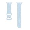 Novo Apple Watch Pulseira Apple Pulseira de Silicone com Estampa de Borboleta e Flor Bordada a Laser Fivela de Borboleta