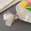 Pinza para el pelo de lazo dulce estilo coreano Clip lateral de celebridad de Internet Clip para flequillo Clip superior de flor Tocado lateral para niña