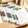 Bolsa de Armazenamento Porta-Papel de Teste com Duas Hastes A3, Pasta de Documentos A4, Organizador Especial para Documentos de Alunos do Ensino Médio