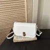 Otoño/Invierno 2026 Nuevo Elegante Simple Textura de Alta Calidad Diseño de Nicho Chic Versátil Bolso Cuadrado Pequeño de Hombro Cruzado