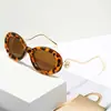 Gafas de Sol Retro Redondas de Perlas para Mujer de Nueva Colección Transfronterizas Moda Tendencia Europea y Americana Personalidad Versátiles Gafas de Sol de Alta Gama para Hombre