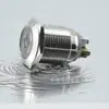 Tornillo para Pies de Lámpara con Símbolo de Encendido, Autorroscante de Cabeza Plana de 19 mm con Anillo, Pies de Tornillo de 4 Pines, Cabeza Plana/Cabeza Alta