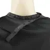 Delantal con Cuello de Broche de Presión para Fabricante Transfronterizo, para Uso Doméstico, Corte y Tinte de Cabello, Delantal Anti-Suciedad, No se Pega el Cabello, Hilo de Primavera, Delantal para Adultos