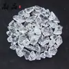 Piedras Trituradas de Cristal Natural Cristal Blanco Piedras Pequeñas Transparentes Piedras Desmagnetizadoras Maceta Paisajismo Piedras de Fondo para Acuario Ofrendas a Buda Adornos