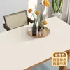 Mantel de mesa de cuero, estilo ins, impermeable, a prueba de aceite y resistente al calor, color sólido, adecuado para mesas de comedor, mesas de café y gabinetes de TV, rectangular, mantel que no se lava