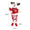 Suprimentos para Decoração de Natal Boneco de Velho de Tricô Abraçando Fivela de Cortina Pingente de Personagem de Desenho Animado Decoração de Atmosfera de Festa