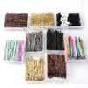 Clip de una palabra negro simple coreano para cabello embolsado Pinza para el cabello Femenina Linda Cabeza de Celebridad de Internet Pinza Ondulada Accesorios para el Cabello Venta al por Mayor
