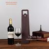 Caixa de Vinho Tinto Caixa de Couro Embalagem Individual Caixa de Embalagem para Vinho Tinto Caixa de Presente para Vinho Francês Saco para Vinho Tinto Individual Atacado
