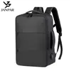 Nova mochila de negócios transfronteiriça com grande capacidade e toque de alta qualidade, bolsa para laptop masculina, mochila de viagem expansível
