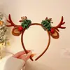 Acessórios de Cabelo de Natal Estilo Floresta Presépio Grampo de Cabelo Orelhas de Galho Fofas para Crianças Acessórios de Tiara Pequenos Grampos Acessórios de Cabelo