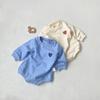 Ropa para Recién Nacidos Estilo Primavera para Niños y Niñas, Mameluco con Estampado de Corazón y Letra, Mono para Bebé, Sudadera, Traje para Gatear