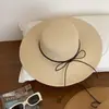 Sombrero de Paja de Ala Ancha Estilo Francés para Mujer, Nuevo Estilo de Vacaciones Primavera 2026, Sombrero de Sol para Playa Plegable, Moderno