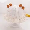 Gorro de Bebé Primavera y Otoño Delgado Estilo Occidental para Niña Sombrero de Sol para Bebé Lactante Meses Pequeños Sombrero Protector Solar Sombrero de Pescador Verano